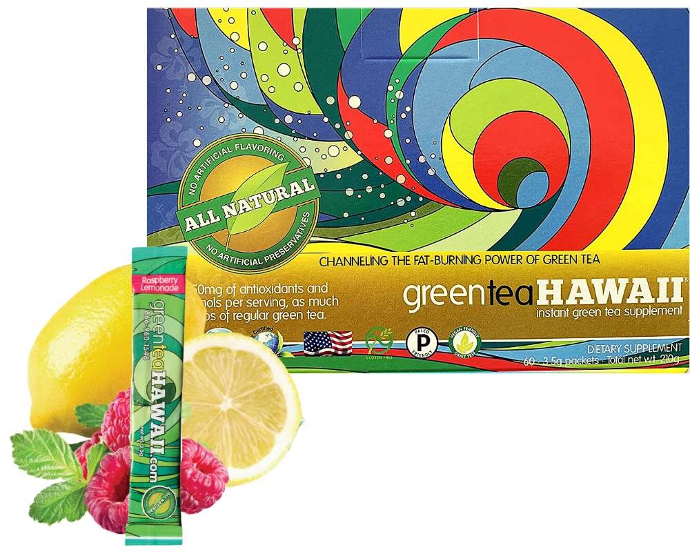 green tea HAWAII Raspberry Lemonade (60ct)