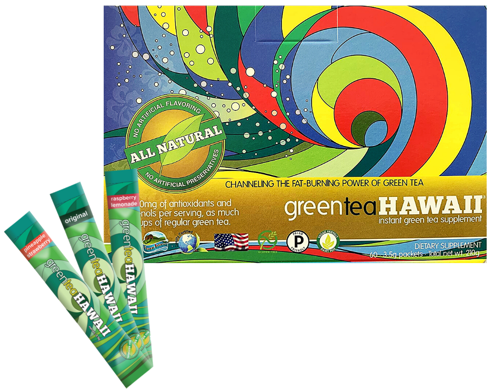 green tea HAWAII Custom Variety Box (60ct) Select Your Flavors